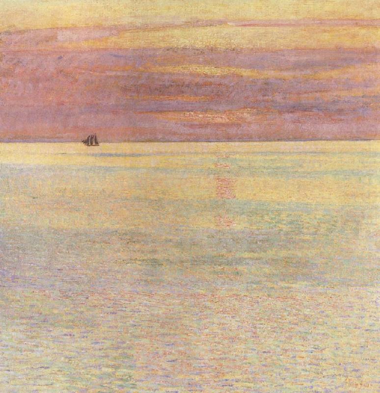 Sunset at Sea, Childe Hassam